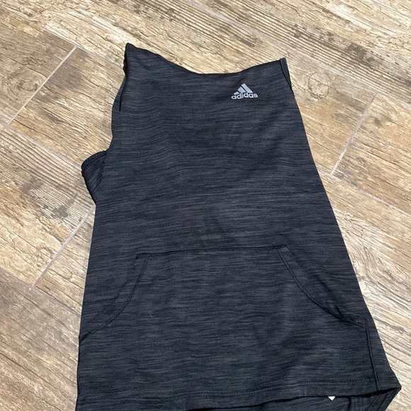 Adidas Girls Black Tank Top